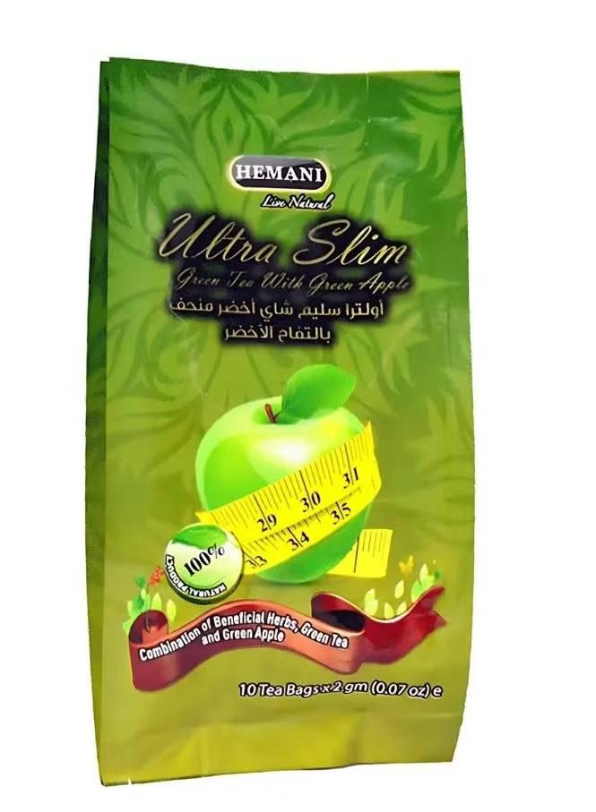 شاي اولترا سليم شاي اخضر منحف 10غ