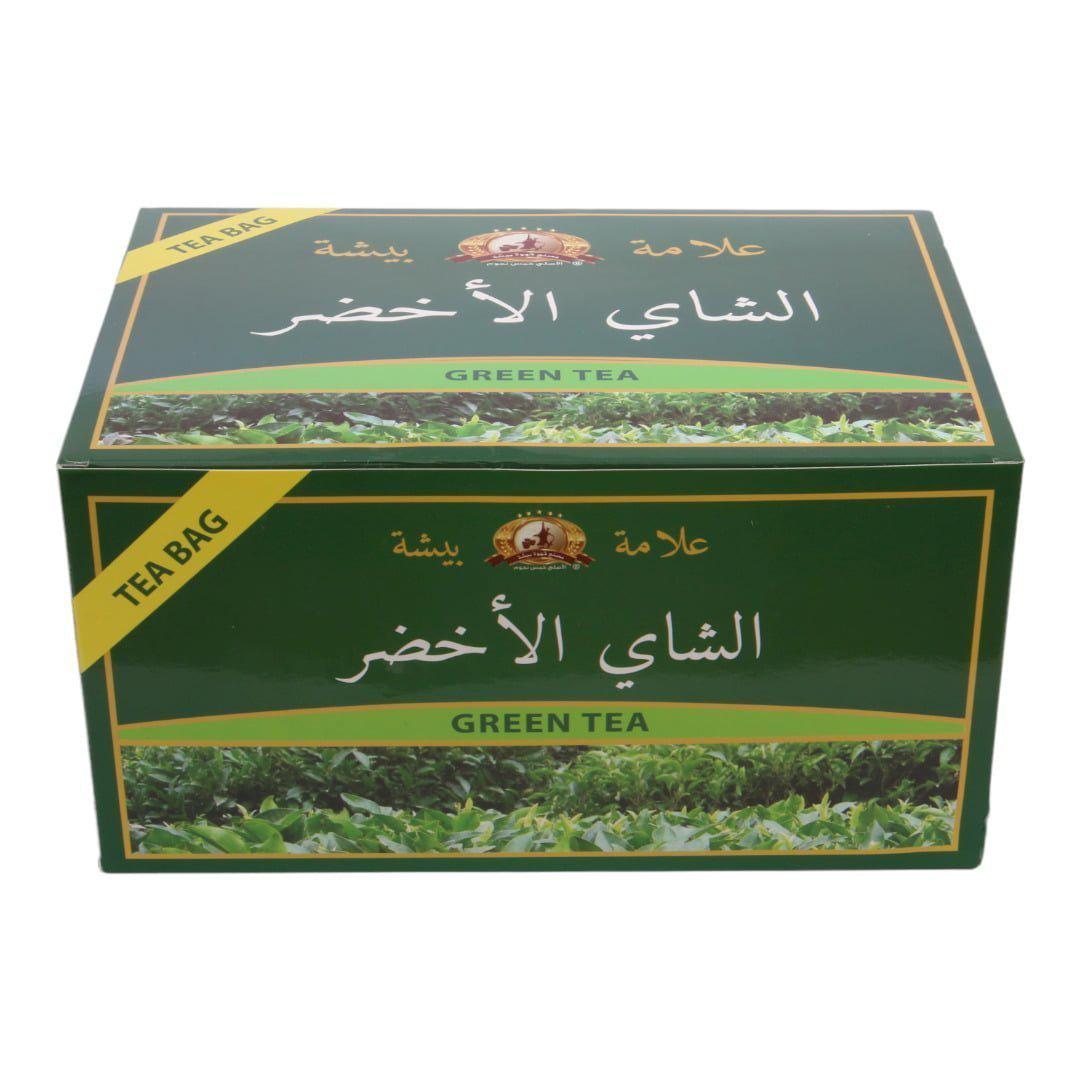 مشروب الشاي الأخضر بالنعناع من بشية50غ