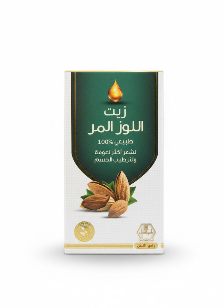 زيت اللوز المر من وادي النحل 125مل 