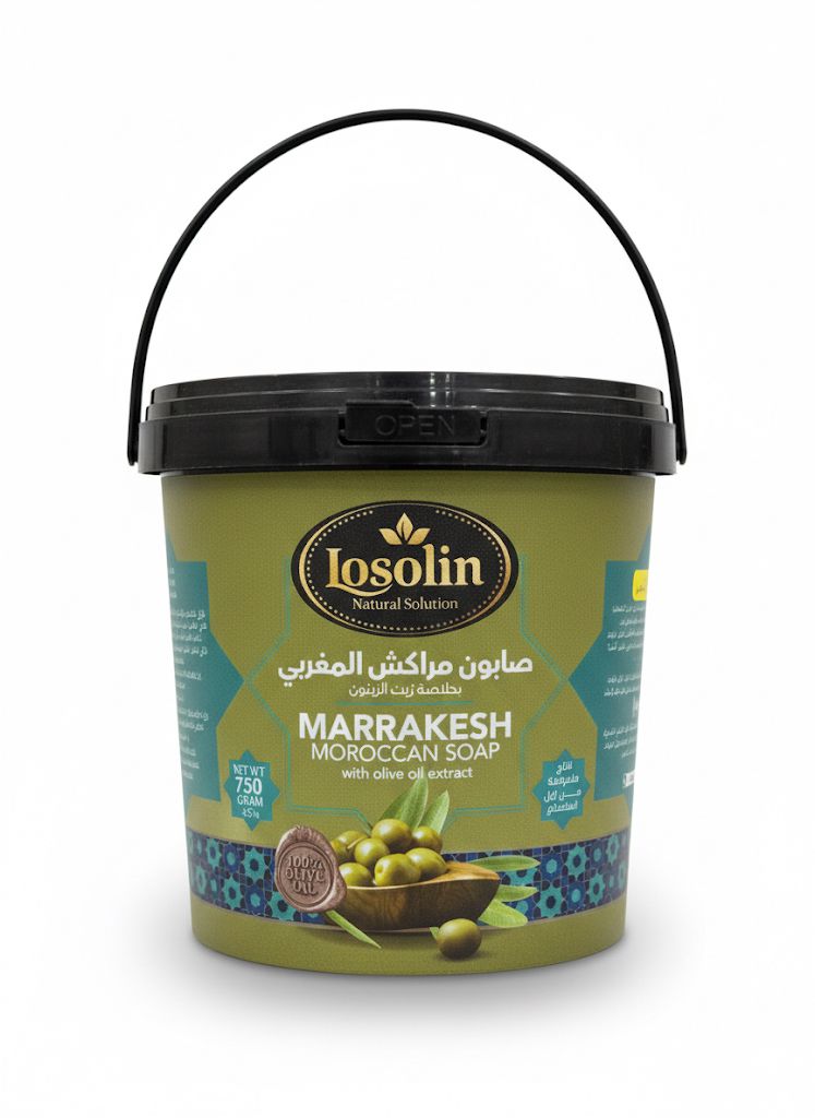 صابون مراكش المغربي بالزيت زيتون من ايوسولين الطبيعي 750غ